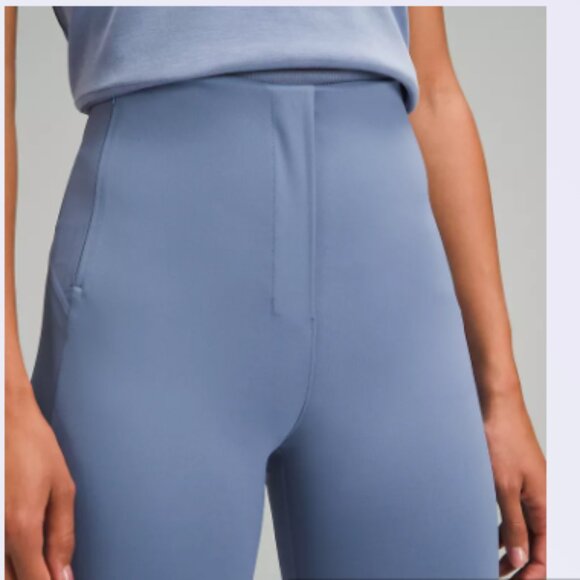 NWT Smooth Fit Pull-On High-Rise Cropped Pant- OASIS BLUE - Picture 3 of 6